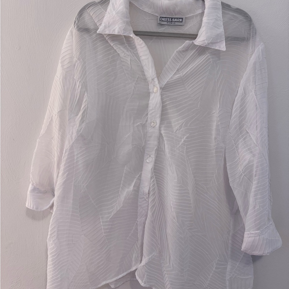 Dress Barn White Blouse